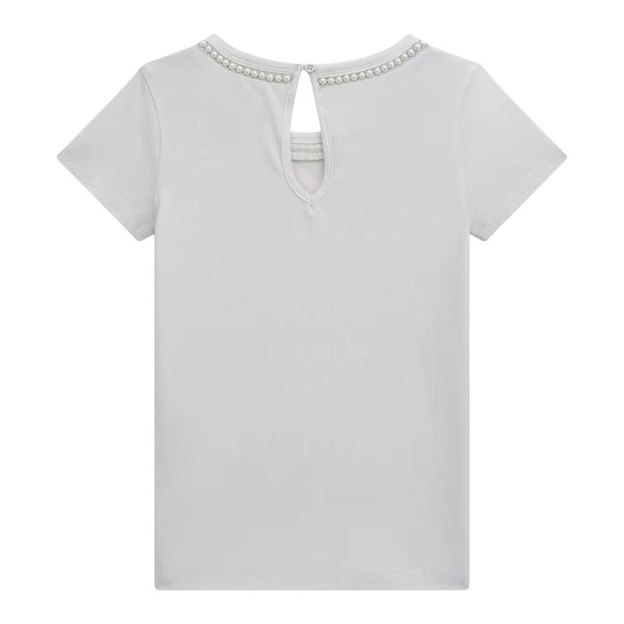 W/pearls Ceremony Ss T-shirt manica corta da bambina Guess Kids | J5RI39/K6YW4G011